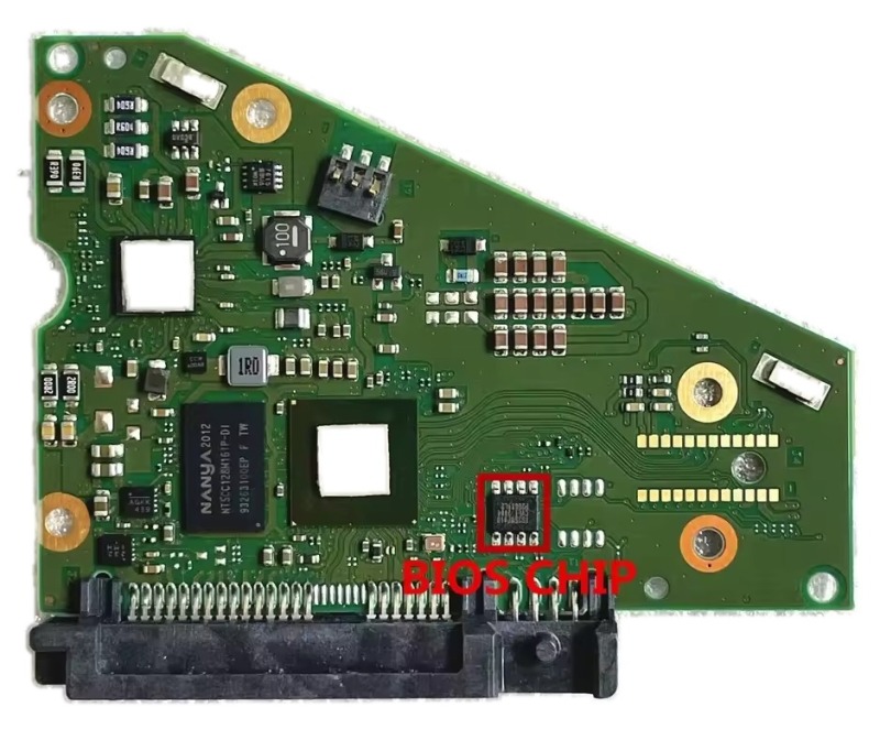 PCB Seagate 100848290 Rev A - BIOS chip
