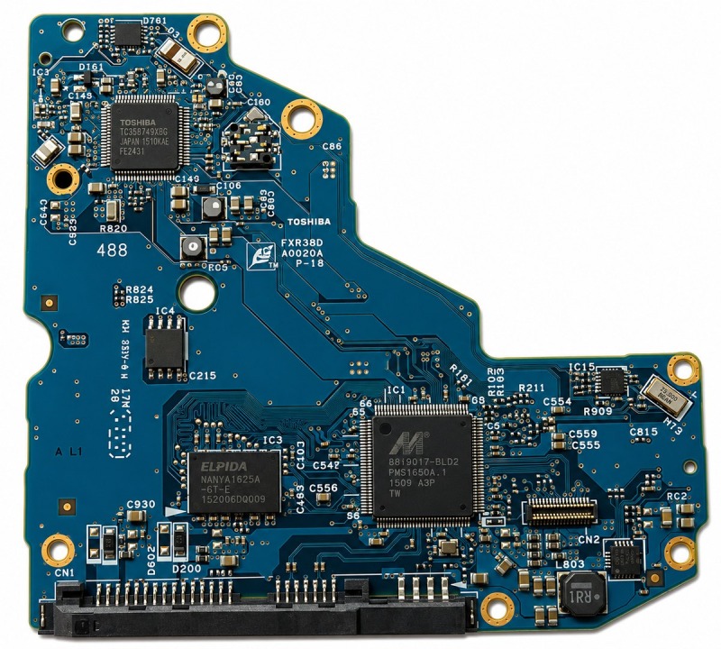 Carte PCB Toshiba G0020A GA0020A pour disque dur 3,5 pouces SATA