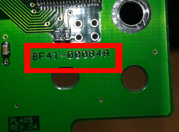 Samsung PCB Number